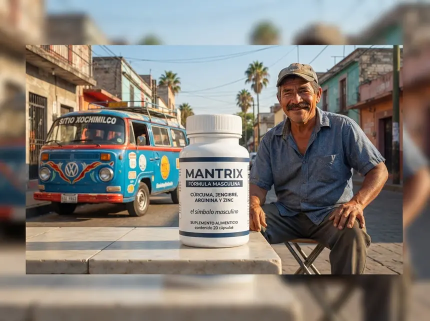 Hombre trabajador que pide Mantrix original a domicilio